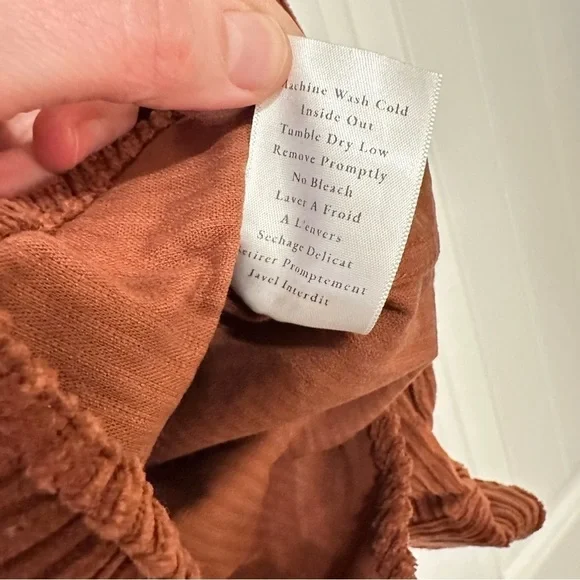 NWT Frank & Eileen Eileen Button-Up Shirt in Toffee, size XS - Picture 6 of 10